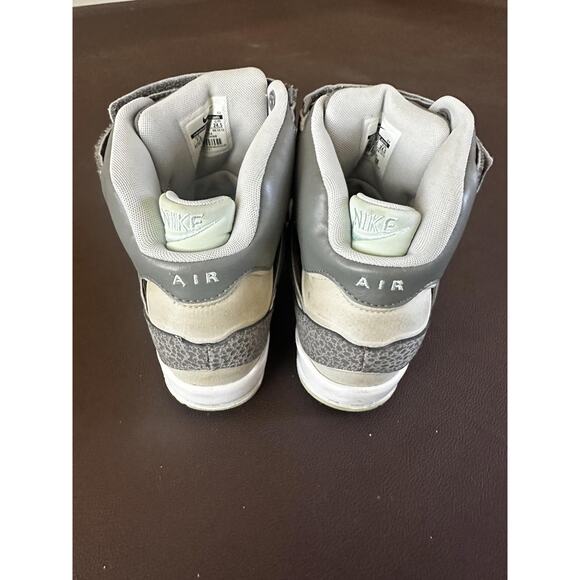 Nike Air Revolution Sky Hi Wedge Gray Shoes Women 7.5 Grey / Sea Foam 2014 Rare - Picture 9 of 9